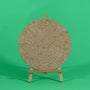 Merry Twinkle Christmas Tangle engraved art board uncoloured with stars and baubles engraved design, easel not included