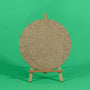 Sugar and Spice Christmas engraved art board uncoloured with gingerbread characters and holly engraved design, one of the 4 boards in the Christmas Tangle Art Board Collection set, easel not included